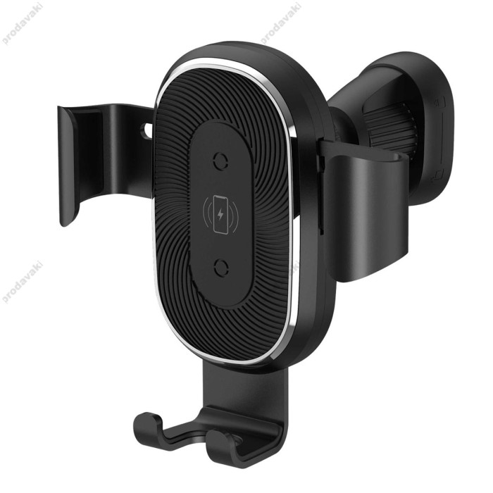 Автомобільний тримач із бездротовою зарядкою Wiwu CH310 Liberator Wireless Charging 15W Black